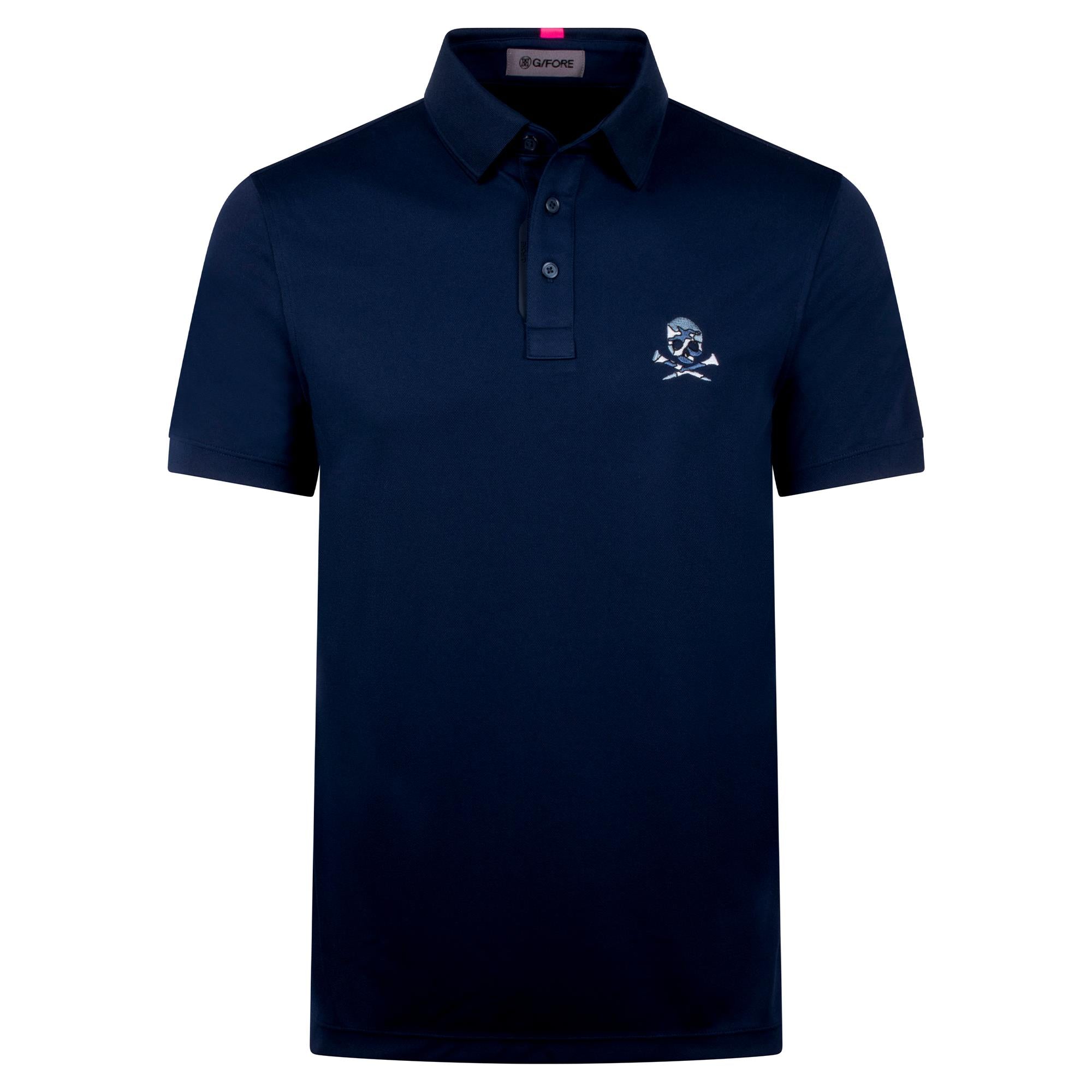 G/FORE Essential Performance Pique Mens Golf Polo Shirt Twilight